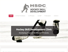 Tablet Screenshot of hockeyskilldevelopment.com